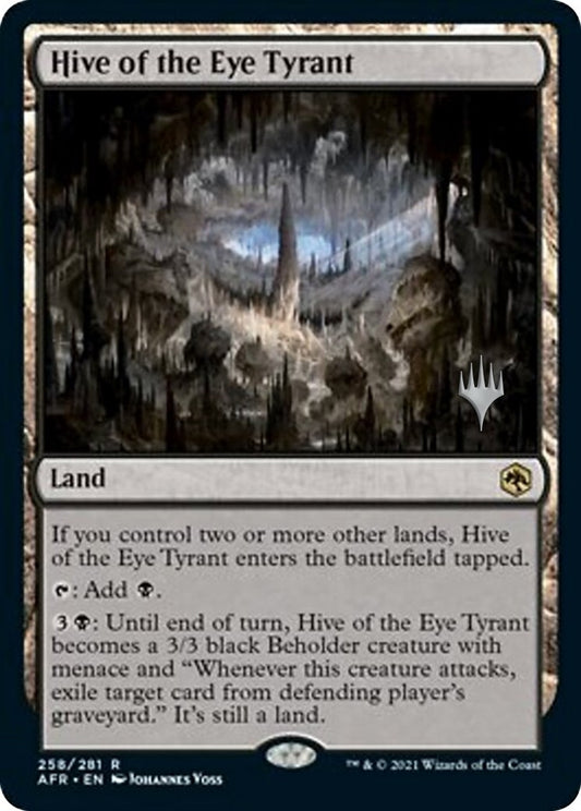 Image for Hive of the Eye Tyrant (258) (Promo Pack: Adventures in the Forgotten Realms) - Magic: The Gathering