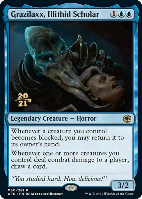 Image for Grazilaxx, Illithid Scholar (60) (Prerelease Cards) - Magic: The Gathering