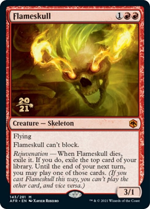 Image for Flameskull (143) (Prerelease Cards) - Magic: The Gathering