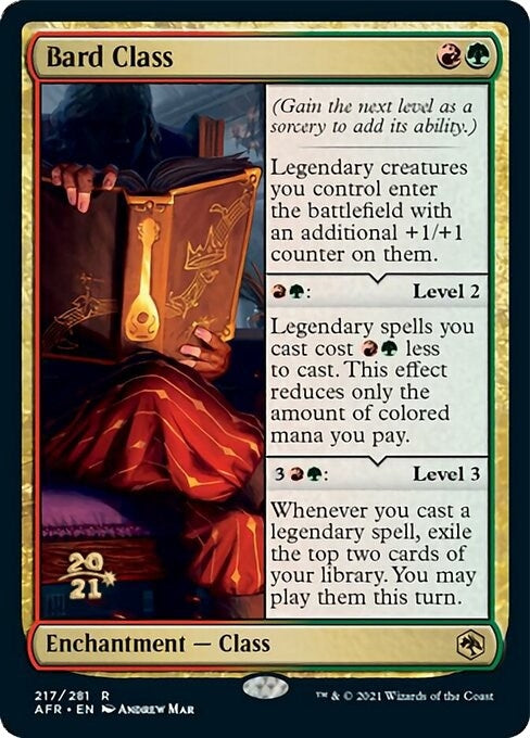 Image for Bard Class (217) (Prerelease Cards) - Magic: The Gathering
