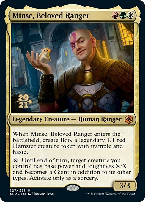 Image for Minsc, Beloved Ranger (227) (Prerelease Cards) - Magic: The Gathering