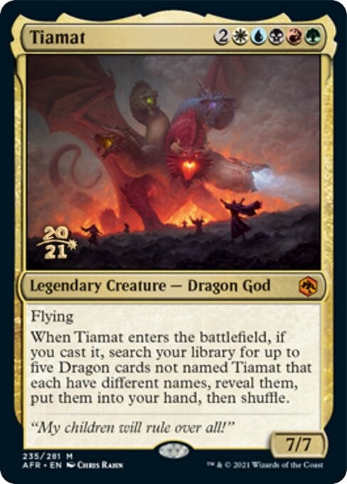 Image for Tiamat (235) (Prerelease Cards) - Magic: The Gathering