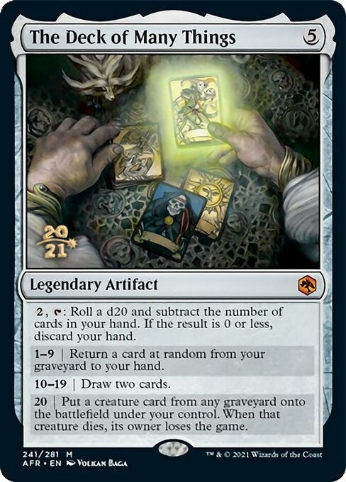 Image for The Deck of Many Things (241) (Prerelease Cards) - Magic: The Gathering