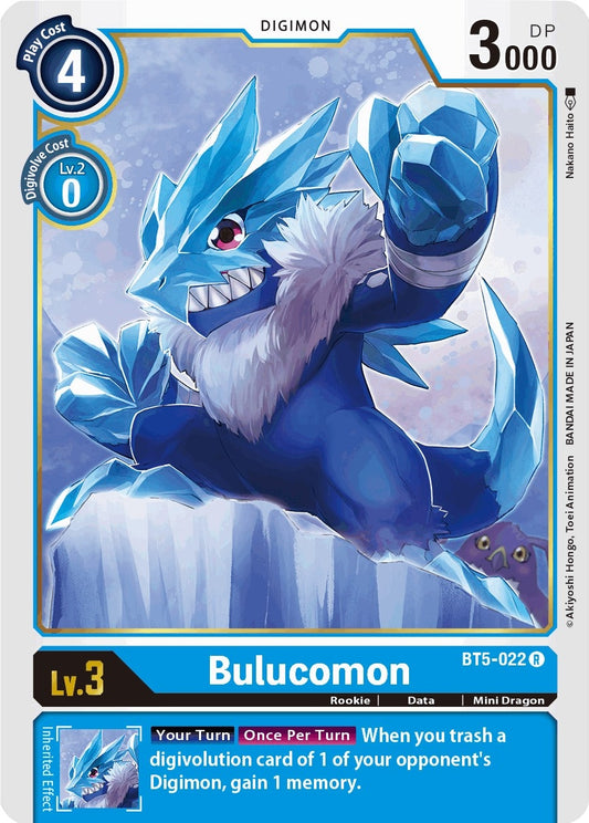 Image for Bulucomon (BT5-022 R) (Battle of Omni) - Digimon Card Game