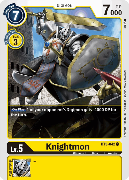 Image for Knightmon (BT5-042 C) (Battle of Omni) - Digimon Card Game