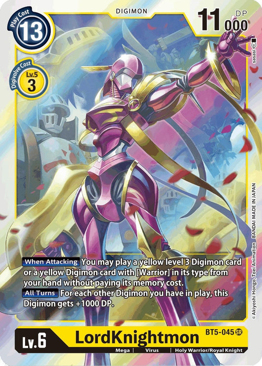 Image for LordKnightmon (BT5-045 SR) (Battle of Omni) - Digimon Card Game