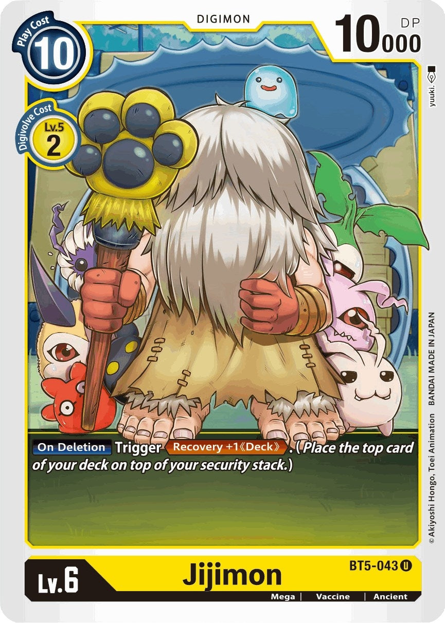 Image for Jijimon (BT5-043 U) (Battle of Omni) - Digimon Card Game