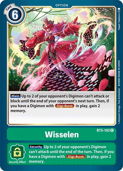 Image for Wisselen (BT5-102 R) (Battle of Omni) - Digimon Card Game
