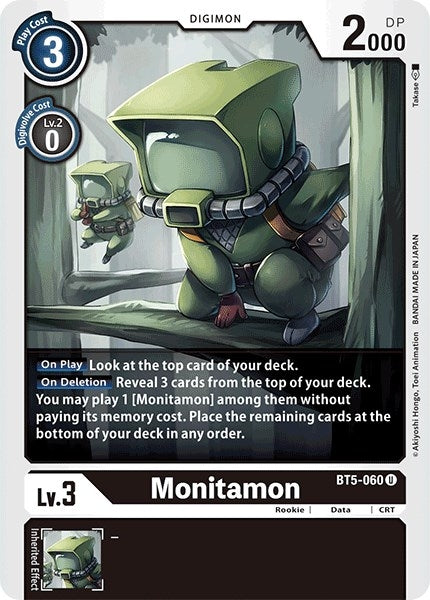 Image for Monitamon (BT5-060 U) (Battle of Omni) - Digimon Card Game