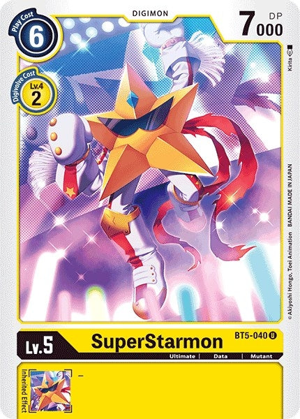 Image for SuperStarmon (BT5-040 U) (Battle of Omni) - Digimon Card Game
