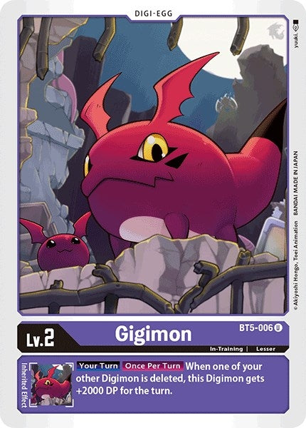 Image for Gigimon (BT5-006 U) (Battle of Omni) - Digimon Card Game