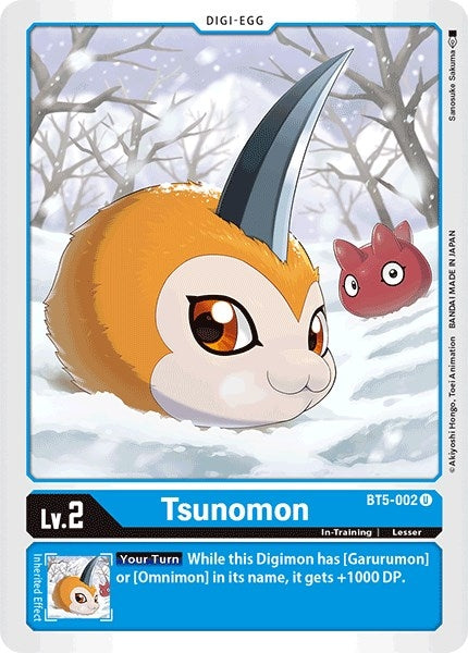 Image for Tsunomon (BT5-002 U) (Battle of Omni) - Digimon Card Game