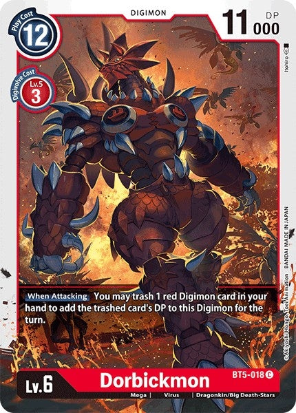 Image for Dorbickmon (BT5-018 C) (Battle of Omni) - Digimon Card Game