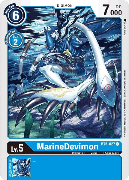 Image for MarineDevimon (BT5-027 C) (Battle of Omni) - Digimon Card Game