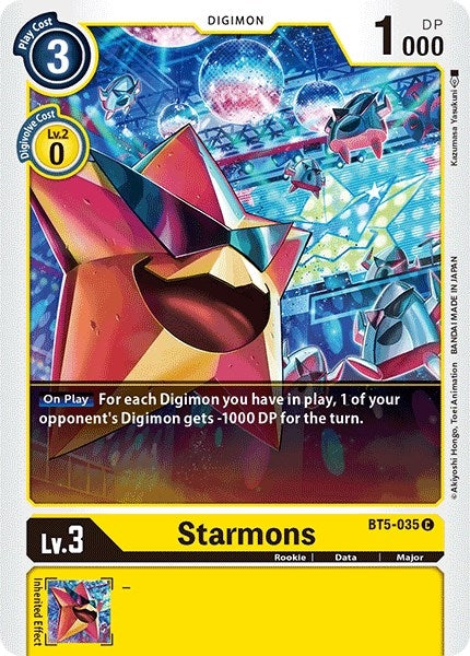 Image for Starmons (BT5-035 C) (Battle of Omni) - Digimon Card Game