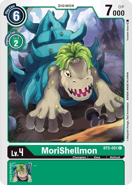 Image for MoriShellmon (BT5-051 C) (Battle of Omni) - Digimon Card Game