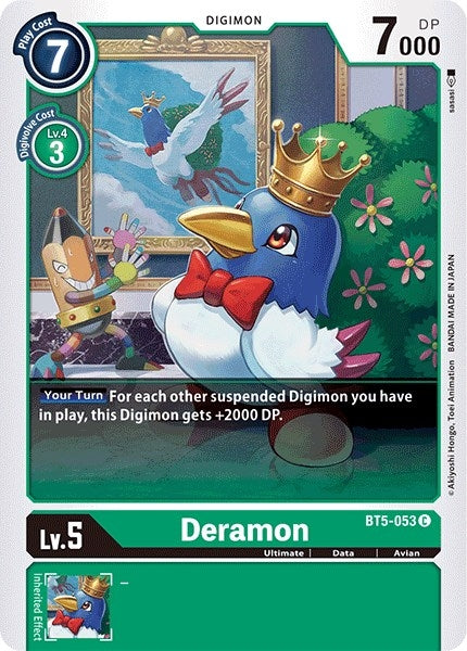 Image for Deramon (BT5-053 C) (Battle of Omni) - Digimon Card Game