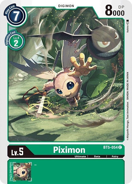 Image for Piximon (BT5-054 C) (Battle of Omni) - Digimon Card Game