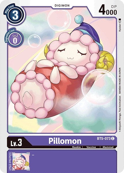 Image for Pillomon (BT5-073 C) (Battle of Omni) - Digimon Card Game