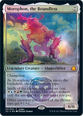 Image for Morophon, the Boundless (1) (Judge Promos) - Magic: The Gathering