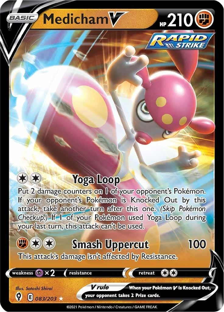 Image for Medicham V (083/203) (SWSH07: Evolving Skies) - Pokemon