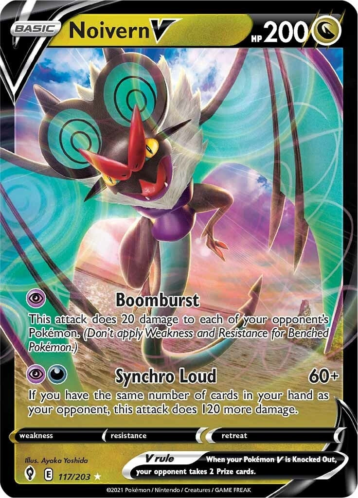 Image for Noivern V (117/203) (SWSH07: Evolving Skies) - Pokemon