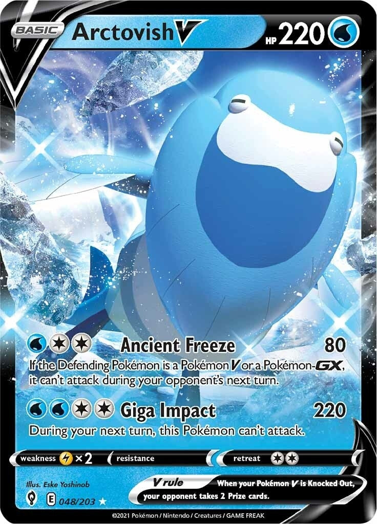 Image for Arctovish V (048/203) (SWSH07: Evolving Skies) - Pokemon