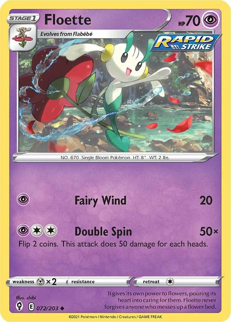 Image for Floette (072/203) (SWSH07: Evolving Skies) - Pokemon