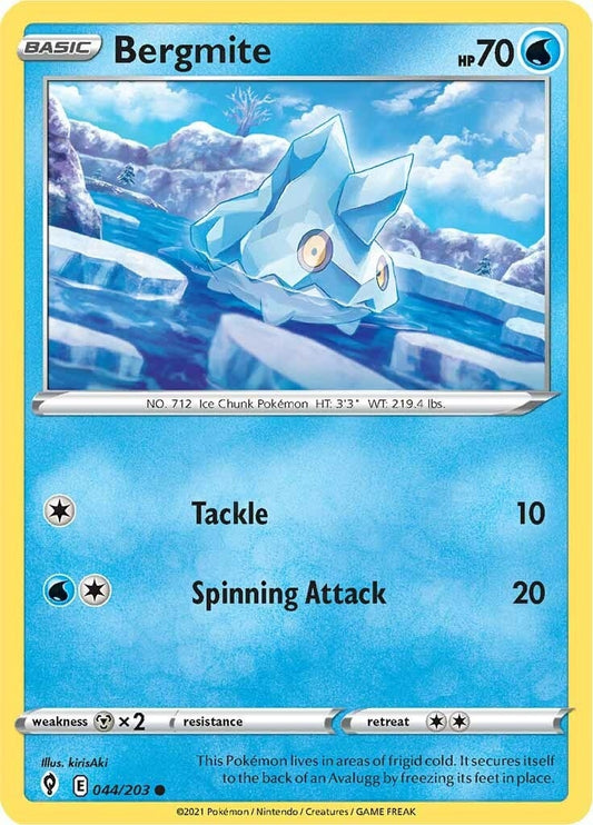 Image for Bergmite (044/203) (SWSH07: Evolving Skies) - Pokemon