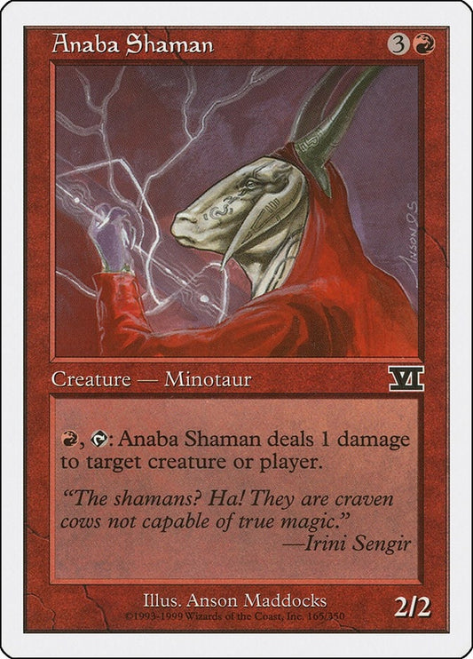 Image for Anaba Shaman (165) (Classic Sixth Edition) - Magic: The Gathering
