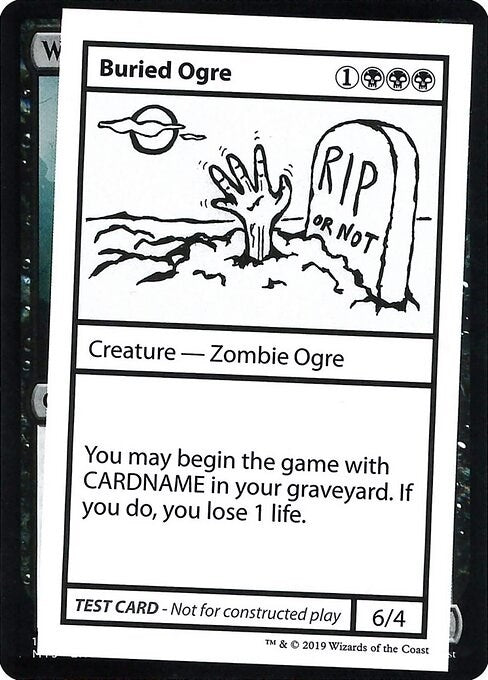 Image for Buried Ogre (No PW Symbol) (Mystery Booster: Convention Edition Exclusives) - Magic: The Gathering