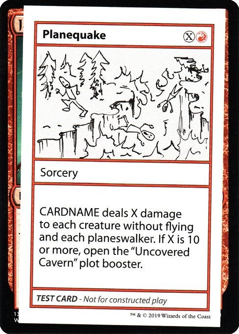 Image for Planequake (No PW Symbol) (Mystery Booster: Convention Edition Exclusives) - Magic: The Gathering