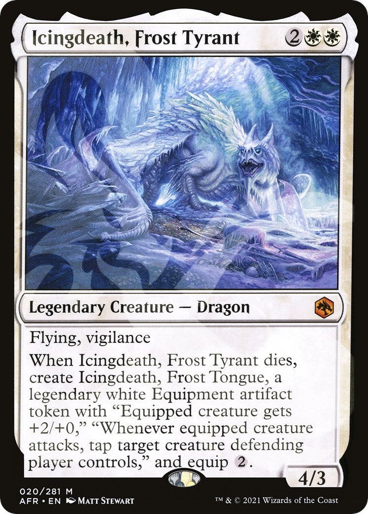 Image for Icingdeath, Frost Tyrant (20) (AFR Ampersand Promos) - Magic: The Gathering