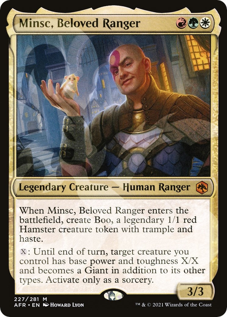 Image for Minsc, Beloved Ranger (227) (AFR Ampersand Promos) - Magic: The Gathering
