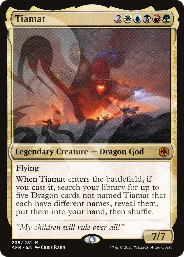 Image for Tiamat (235) (AFR Ampersand Promos) - Magic: The Gathering