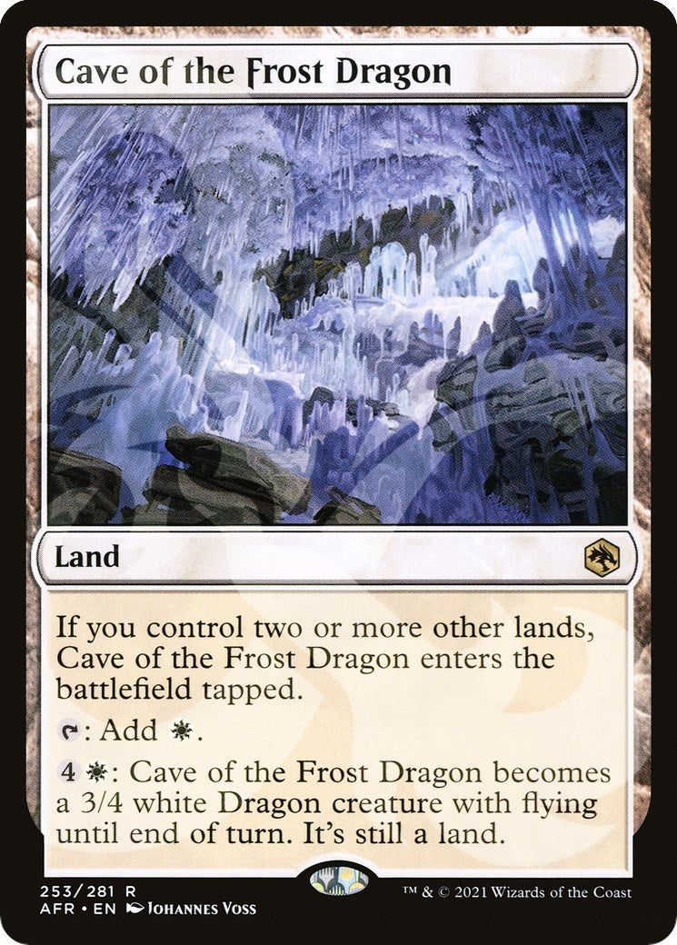 Image for Cave of the Frost Dragon (253) (AFR Ampersand Promos) - Magic: The Gathering