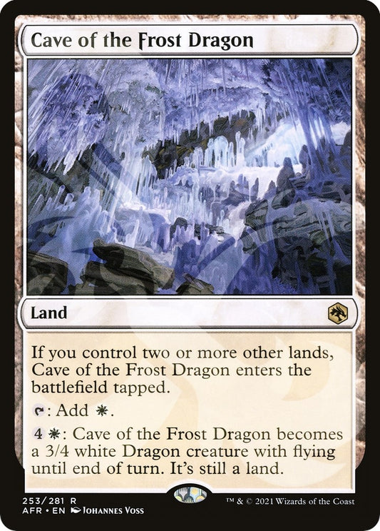 Image for Cave of the Frost Dragon (253) (AFR Ampersand Promos) - Magic: The Gathering