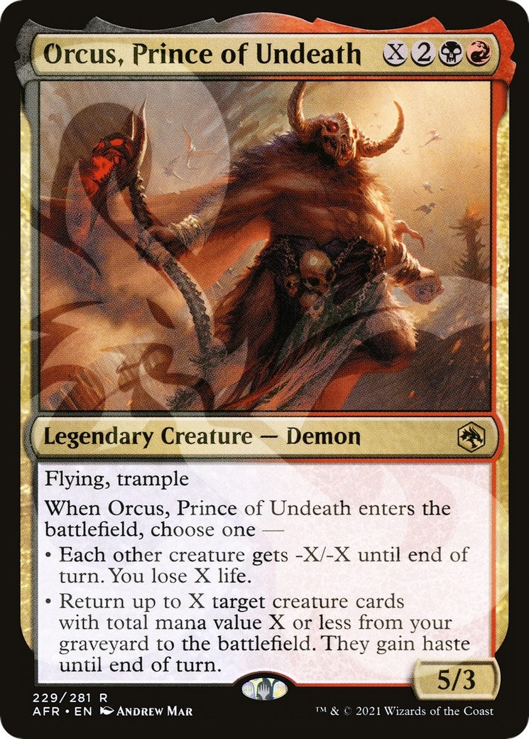 Image for Orcus, Prince of Undeath (229) (AFR Ampersand Promos) - Magic: The Gathering