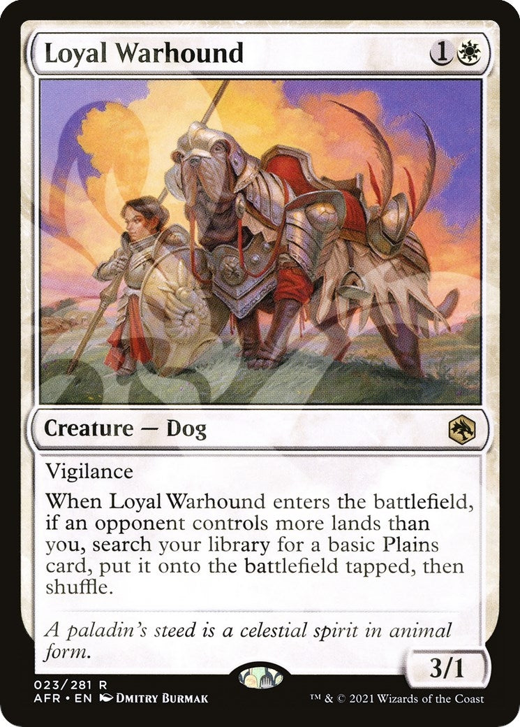 Image for Loyal Warhound (23) (AFR Ampersand Promos) - Magic: The Gathering