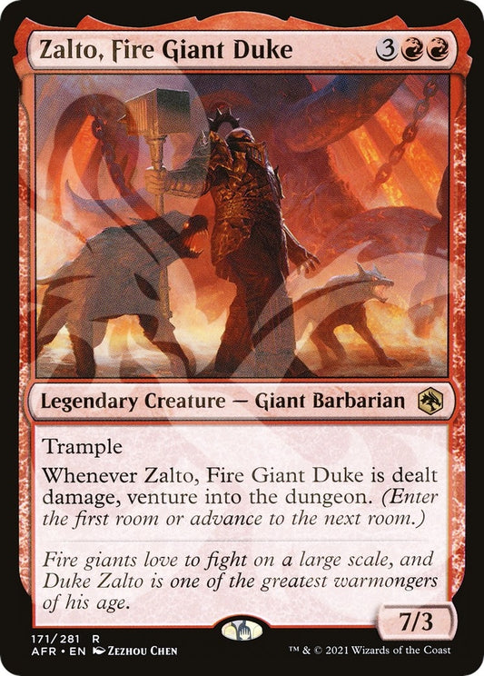 Image for Zalto, Fire Giant Duke (171) (AFR Ampersand Promos) - Magic: The Gathering