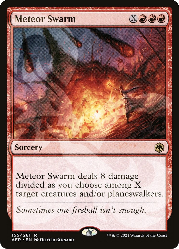 Image for Meteor Swarm (155) (AFR Ampersand Promos) - Magic: The Gathering