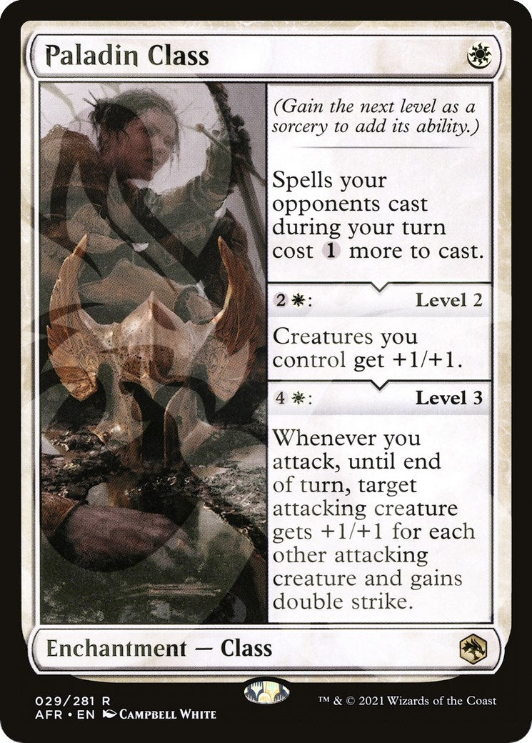 Image for Paladin Class (29) (AFR Ampersand Promos) - Magic: The Gathering