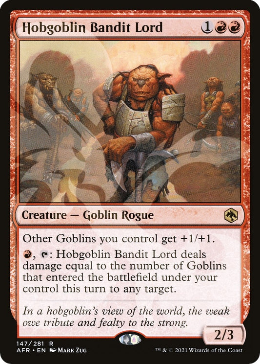 Image for Hobgoblin Bandit Lord (147) (AFR Ampersand Promos) - Magic: The Gathering