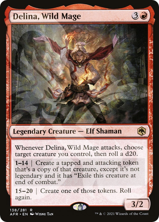 Image for Delina, Wild Mage (138) (AFR Ampersand Promos) - Magic: The Gathering