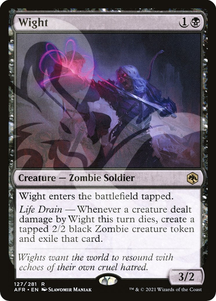 Image for Wight (127) (AFR Ampersand Promos) - Magic: The Gathering