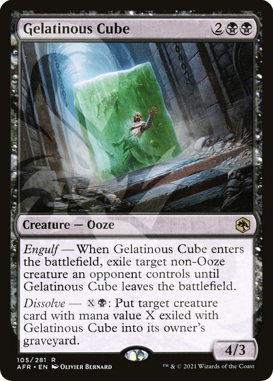 Image for Gelatinous Cube (105) (AFR Ampersand Promos) - Magic: The Gathering