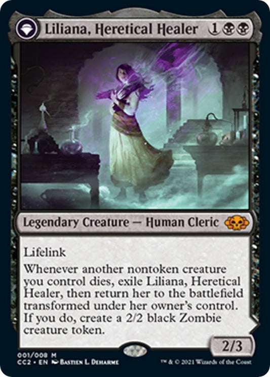 Image for Liliana, Heretical Healer (1) (Commander Collection: Black) - Magic: The Gathering