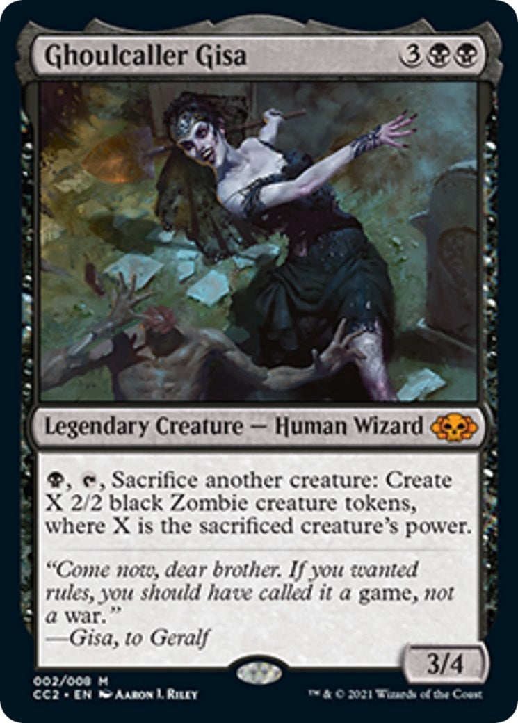Image for Ghoulcaller Gisa (2) (Commander Collection: Black) - Magic: The Gathering