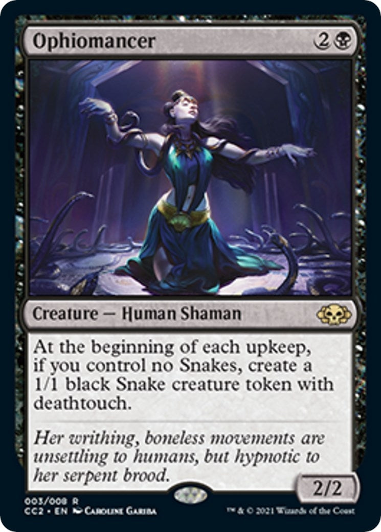 Image for Ophiomancer (3) (Commander Collection: Black) - Magic: The Gathering