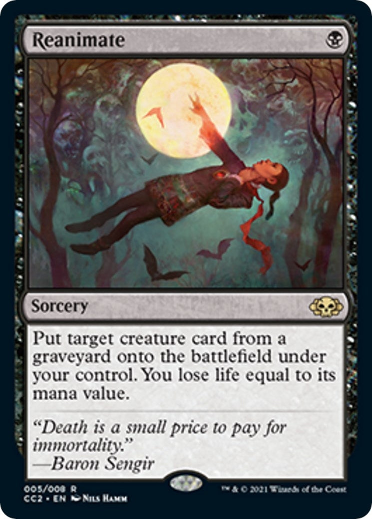 Image for Reanimate (5) (Commander Collection: Black) - Magic: The Gathering